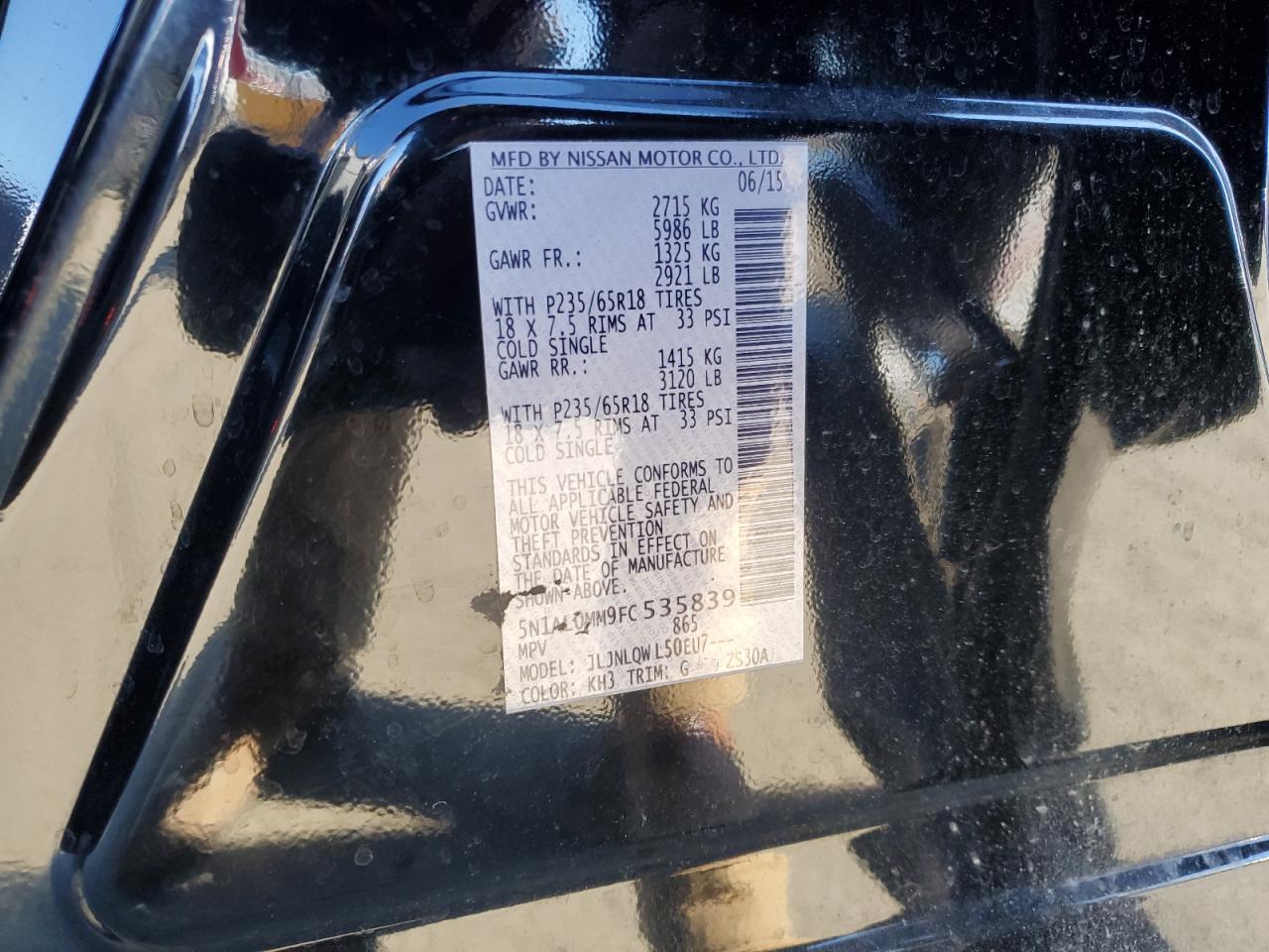 2015 Infiniti QX60 - Image 13