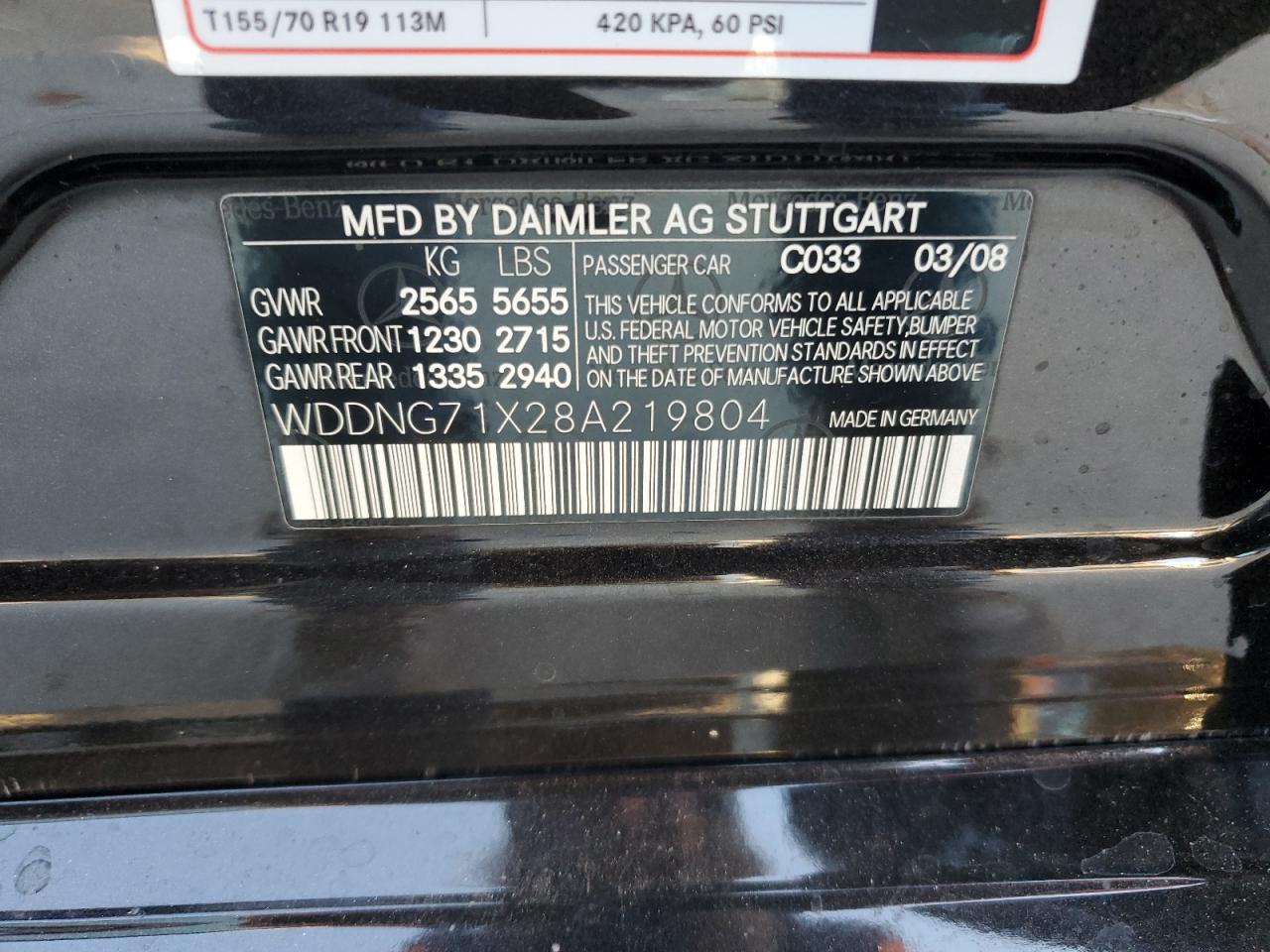 2008 Mercedes-Benz S-klasse - Image 14