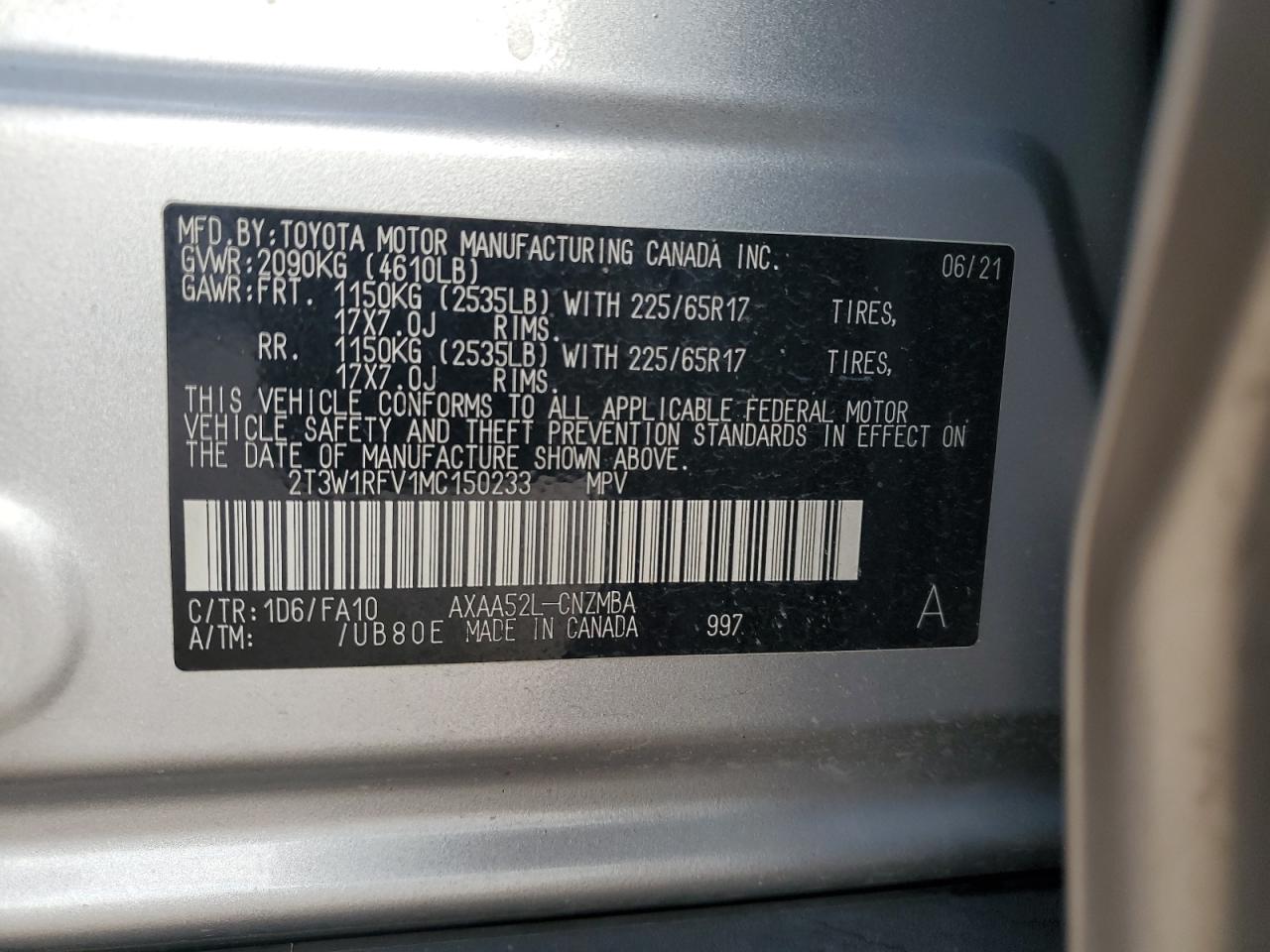2021 Toyota RAV 4 - Image 14