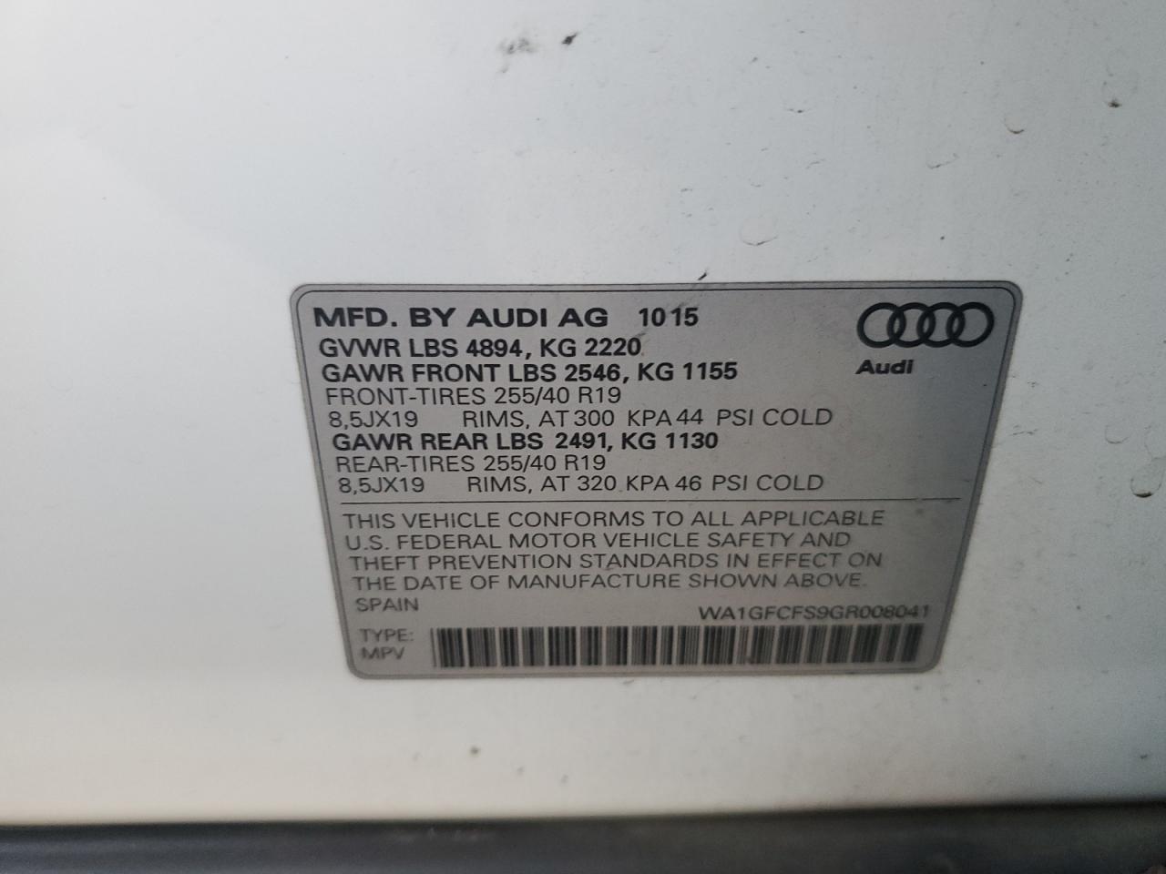 2016 Audi Q3 - Image 13