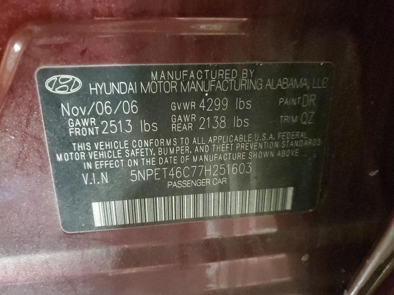 2007 Hyundai Sonata - Image 12