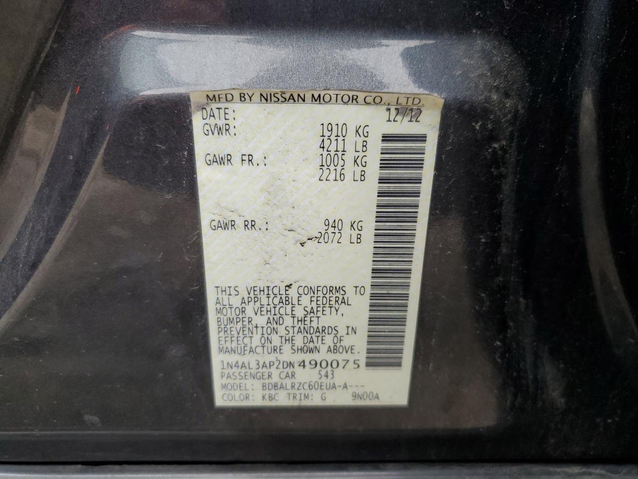 2013 Nissan Altima - Image 12