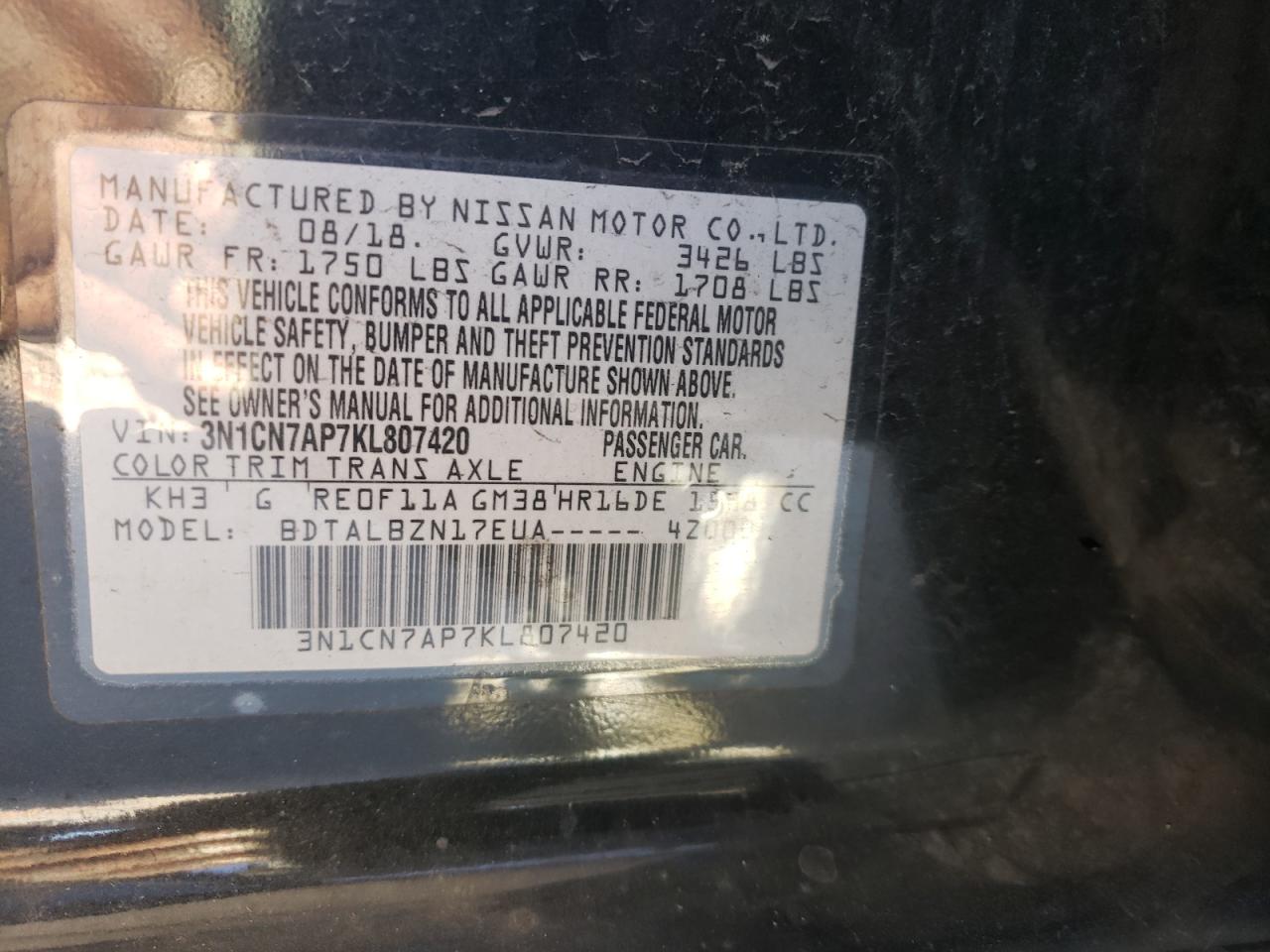 2019 Nissan Versa - Image 14