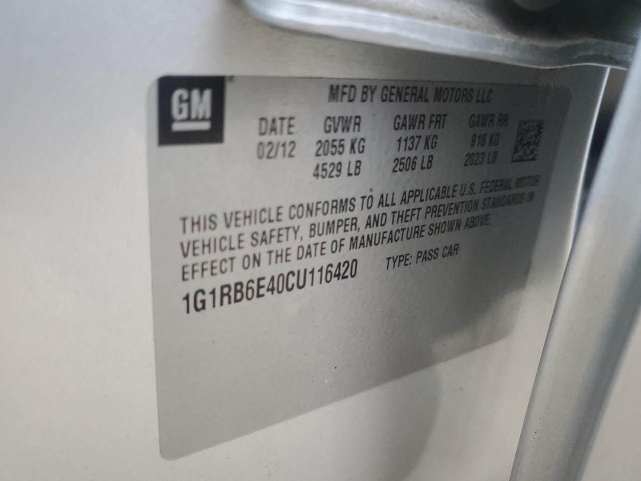 2012 Chevrolet Volt - Image 12