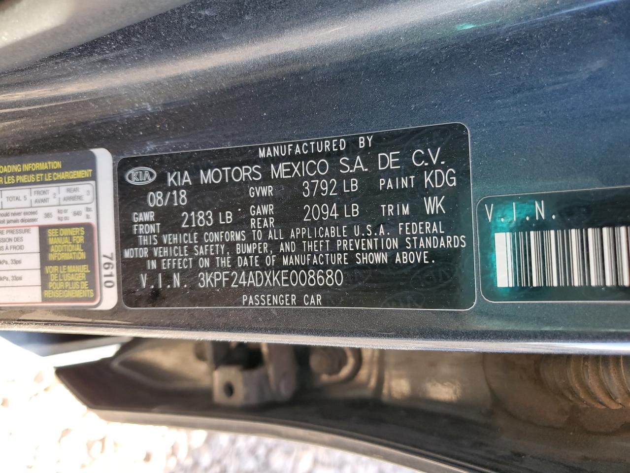 2019 Kia Forte - Image 13