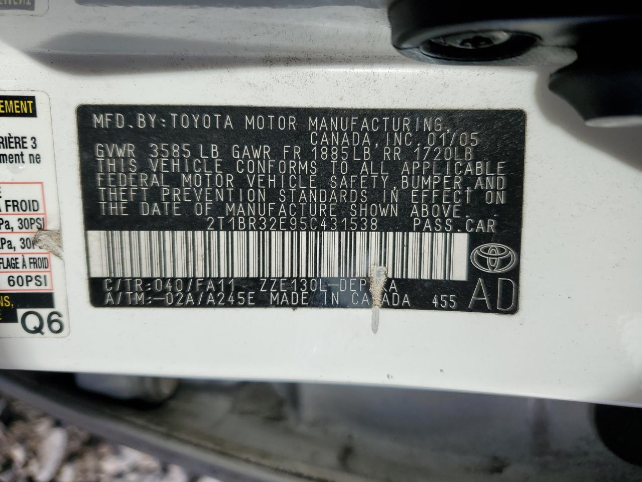 2005 Toyota Corolla - Image 12