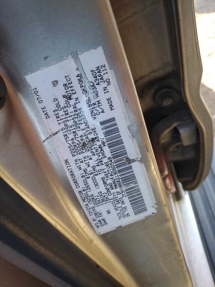 2001 Toyota 4Runner Sr5 VIN: JT3HN86R219060548 Lot: 88563595