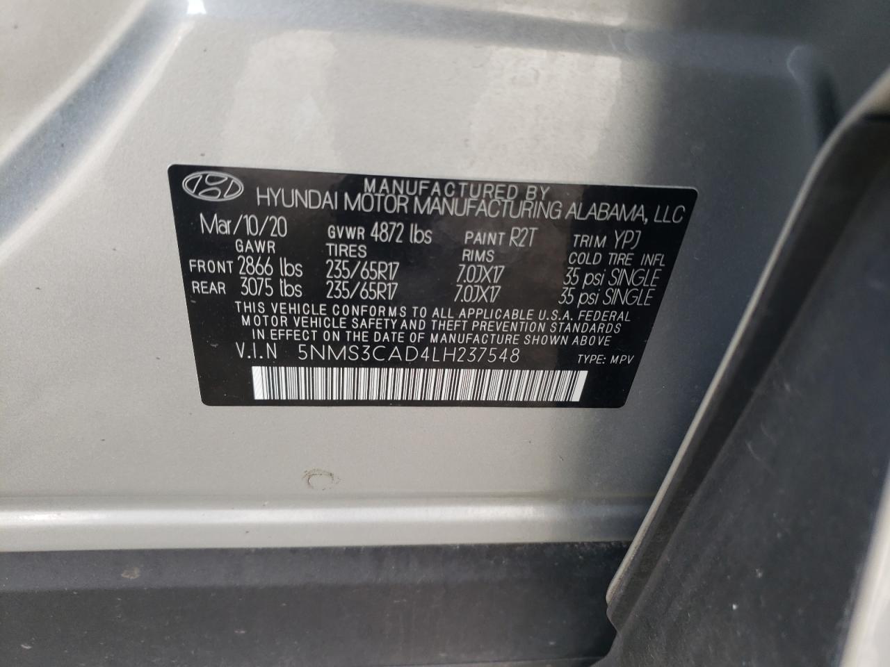 2020 Hyundai Santa Fe - Image 13