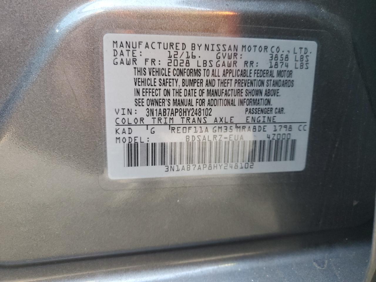 2017 Nissan Sentra - Image 12