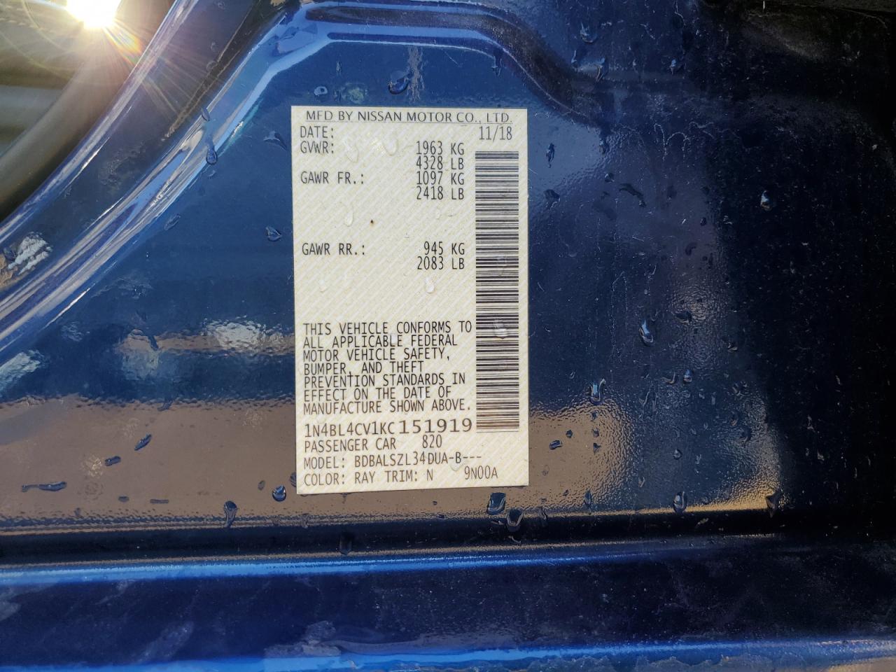 2019 Nissan Altima - Image 12
