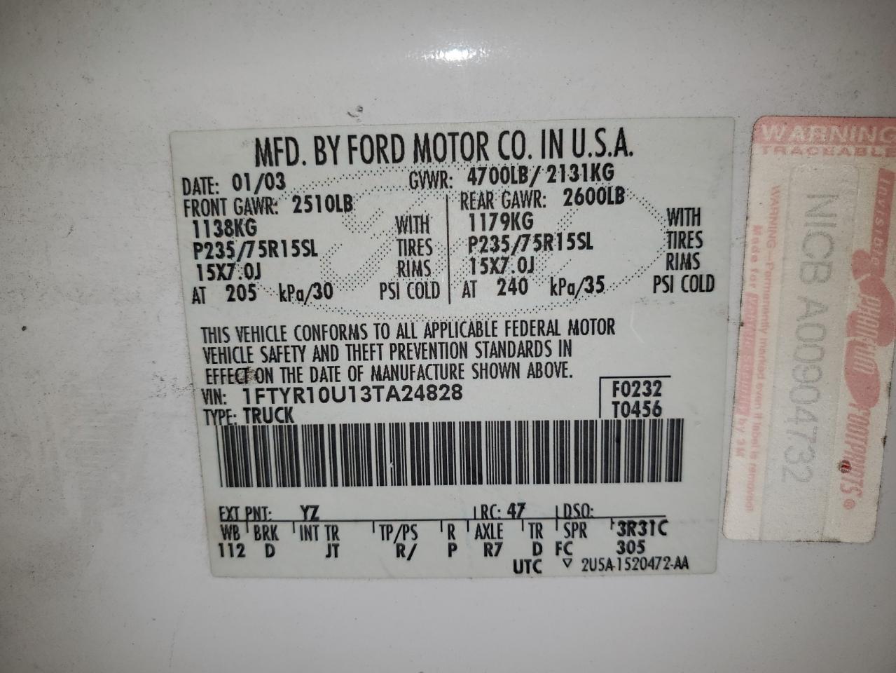 2003 Ford Ranger - Image 12