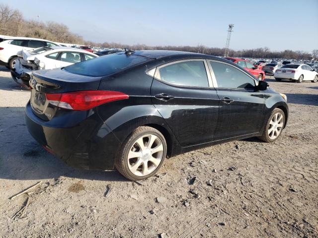 Sedans HYUNDAI ELANTRA 2012 Czarny