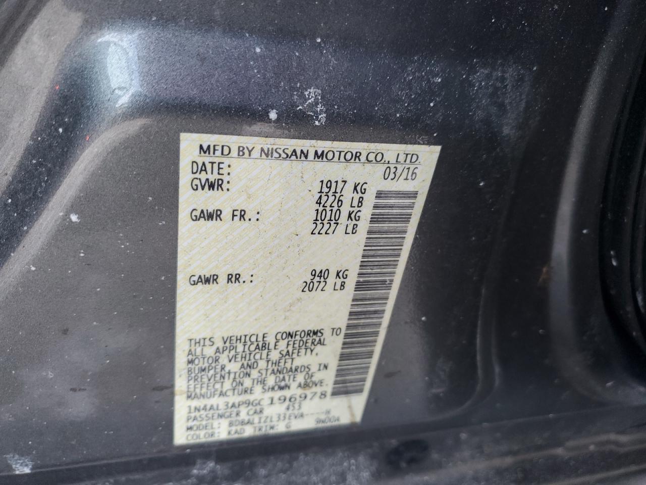 2016 Nissan Altima - Image 12
