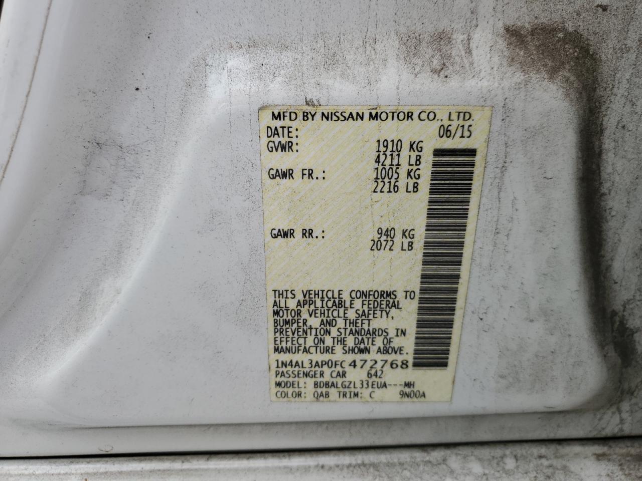 2015 Nissan Altima - Image 14