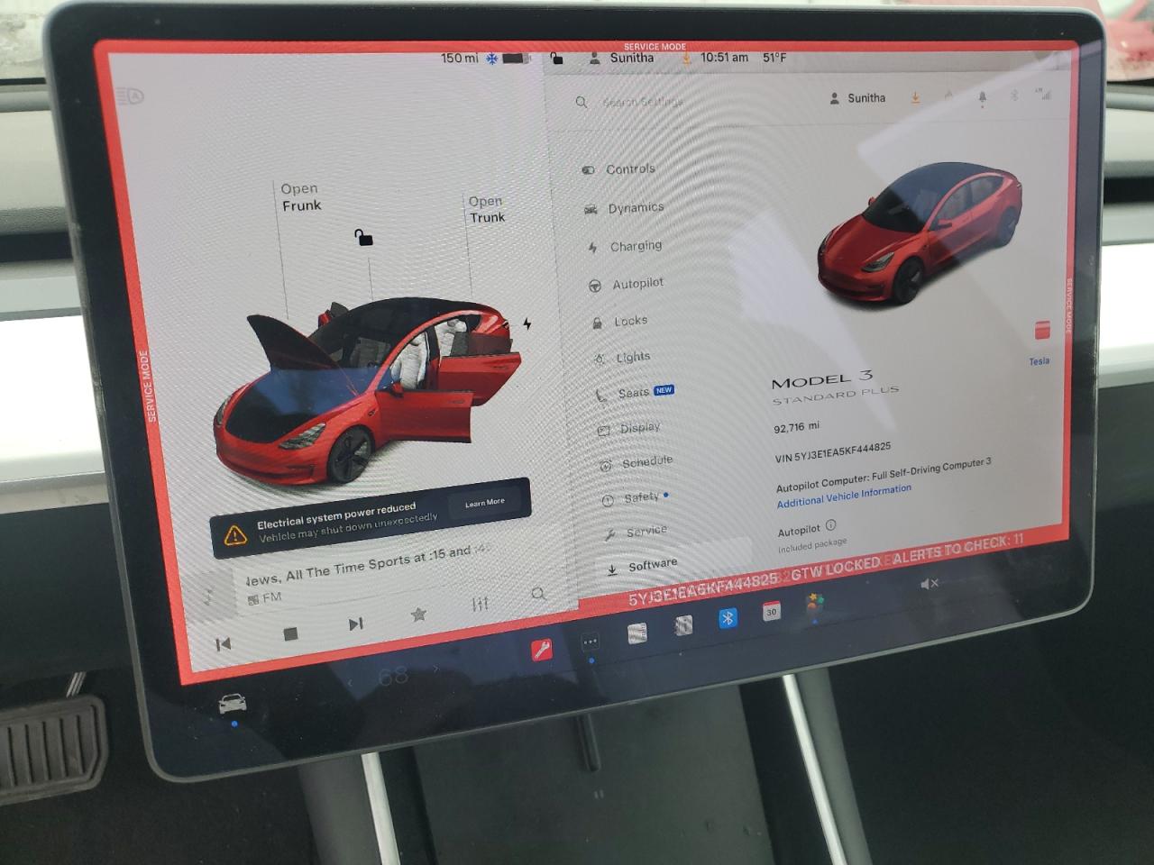 5yj3e1ea5kf444825 5YJ3E1EA5KF444825 2019 Tesla Model 3