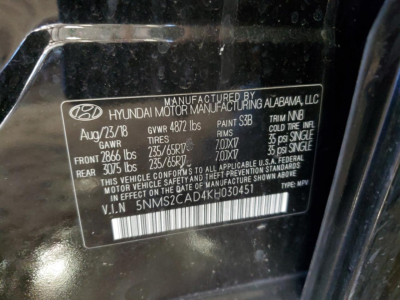 2019 Hyundai Santa Fe - Image 13