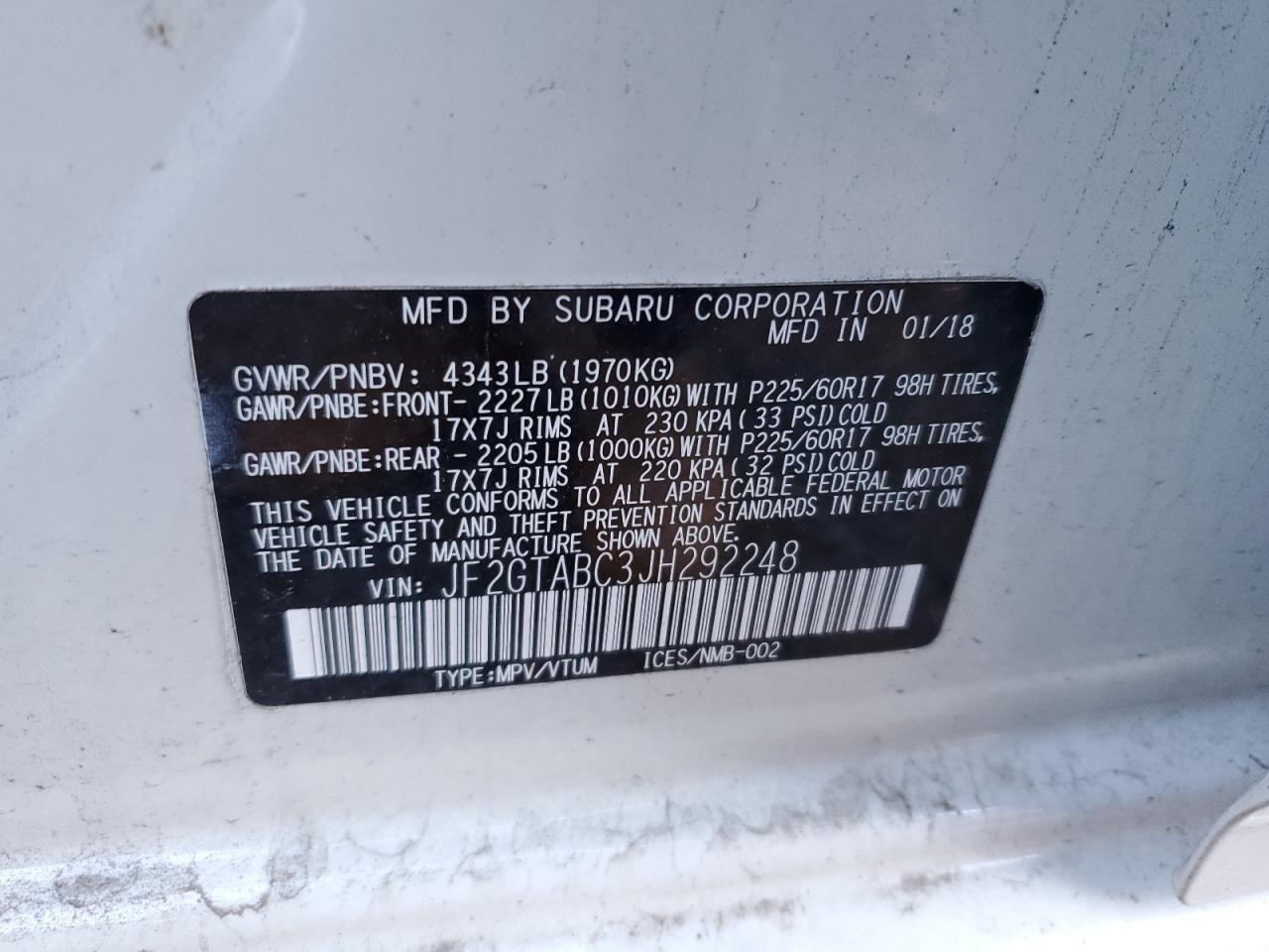 2018 Subaru XV - Image 12
