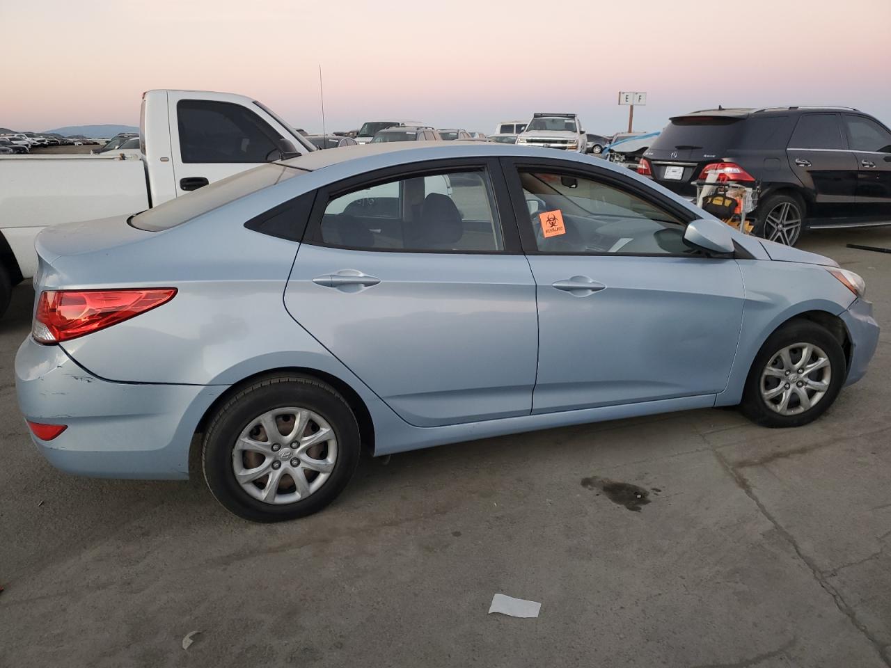 VIN KMHCT4AE2EU625498 2014 HYUNDAI ACCENT no.3