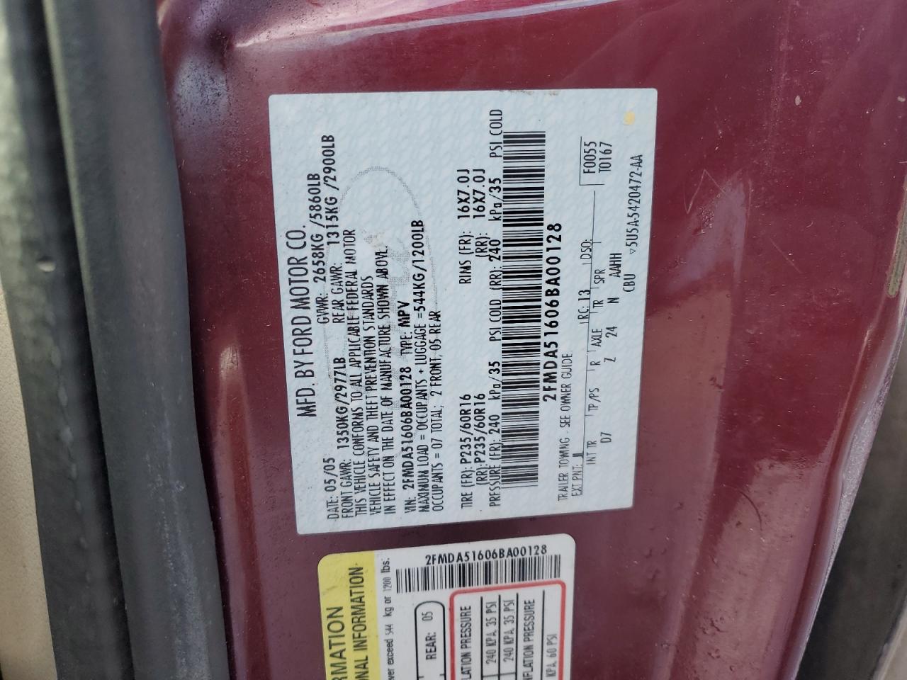 2006 Ford Freestar - Image 16