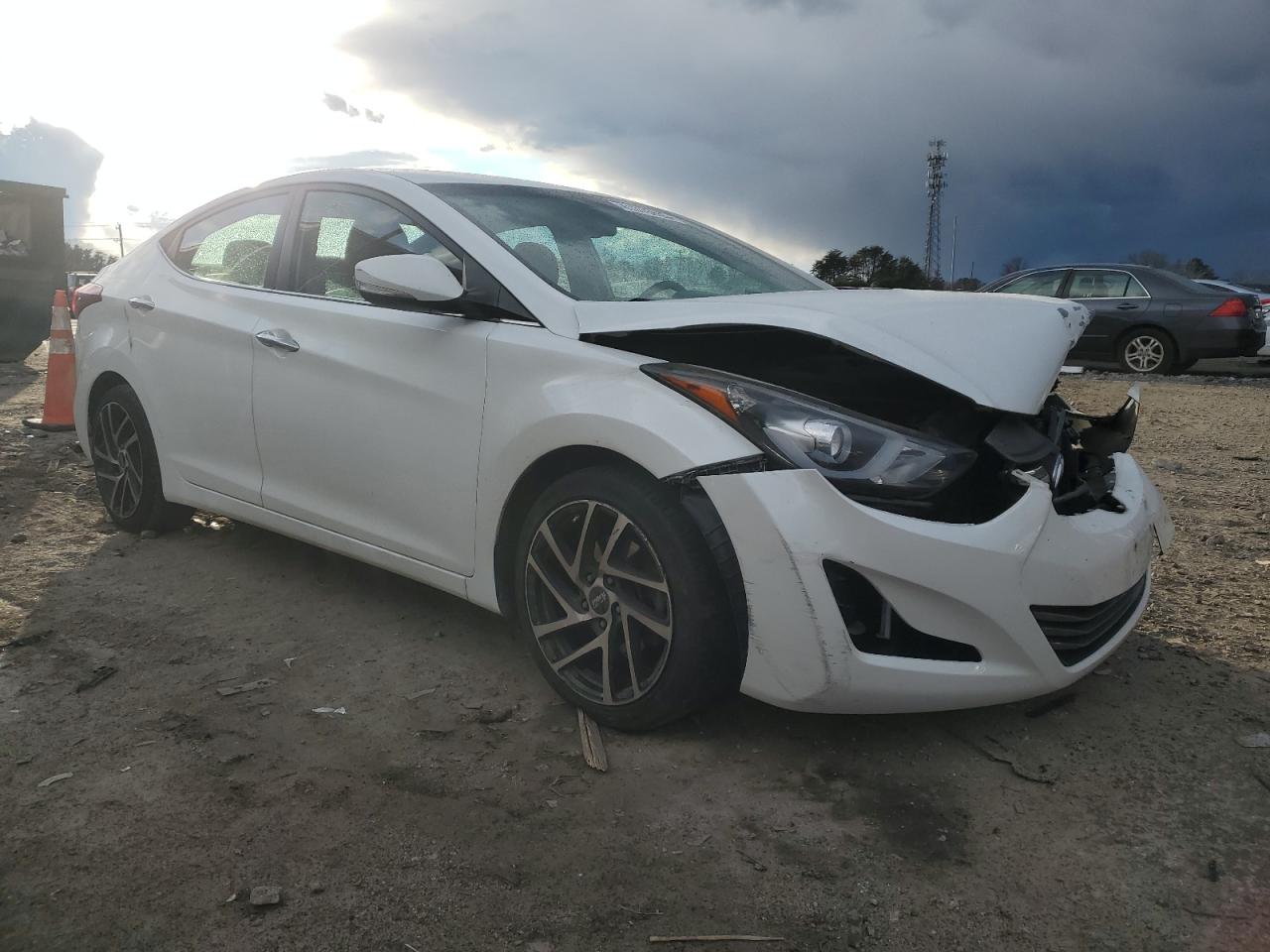 VIN 5NPDH4AE9EH461896 2014 HYUNDAI ELANTRA no.4