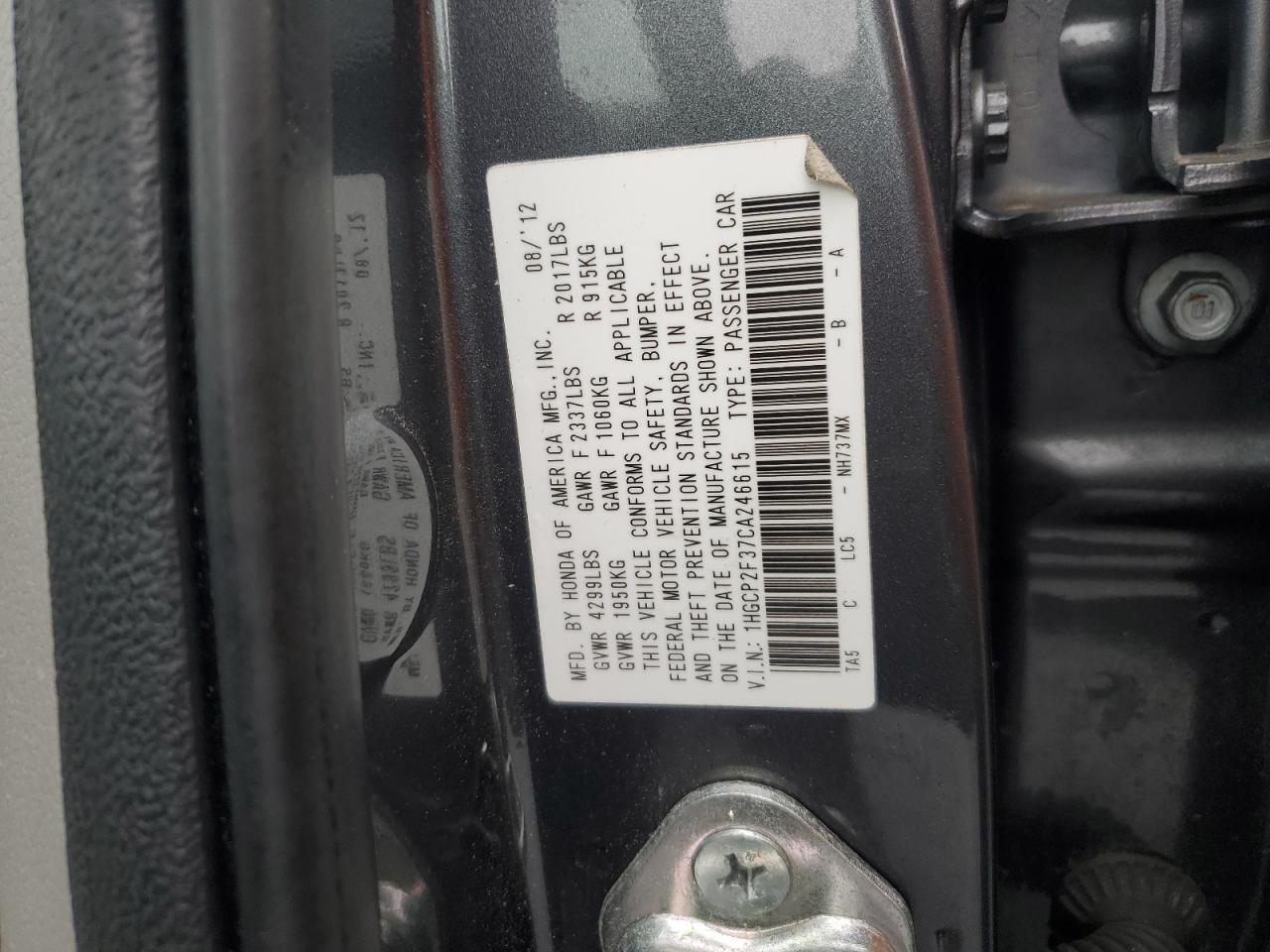 2012 Honda Accord - Image 13