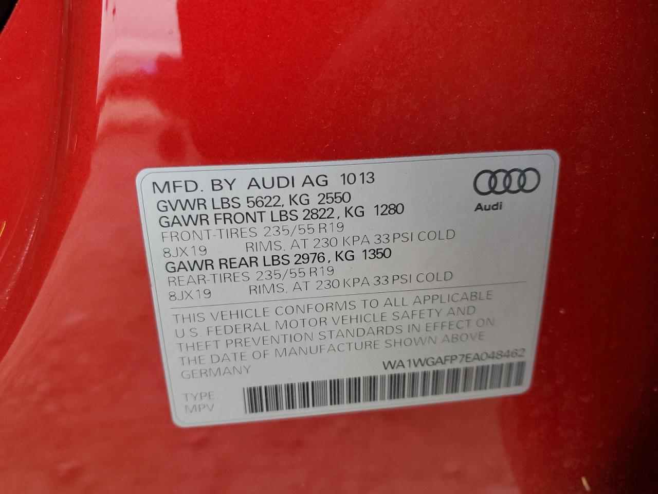 2014 Audi Q5 - Image 12