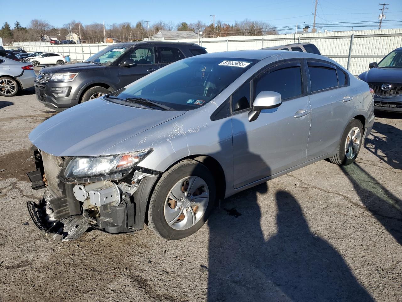 VIN 2HGFB2F50DH582087 2013 HONDA CIVIC no.1