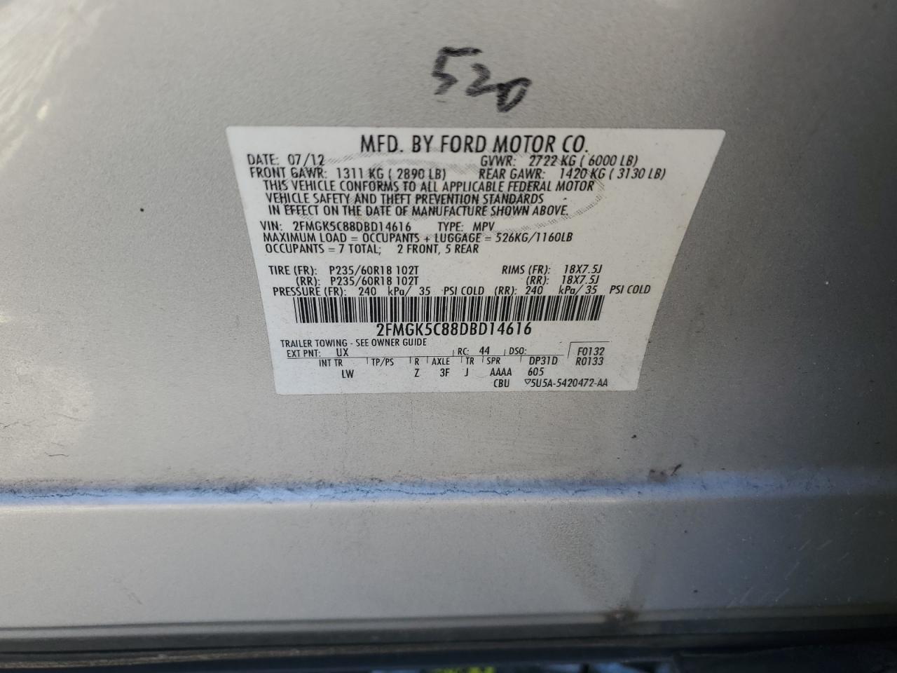 2013 Ford Flex - Image 13