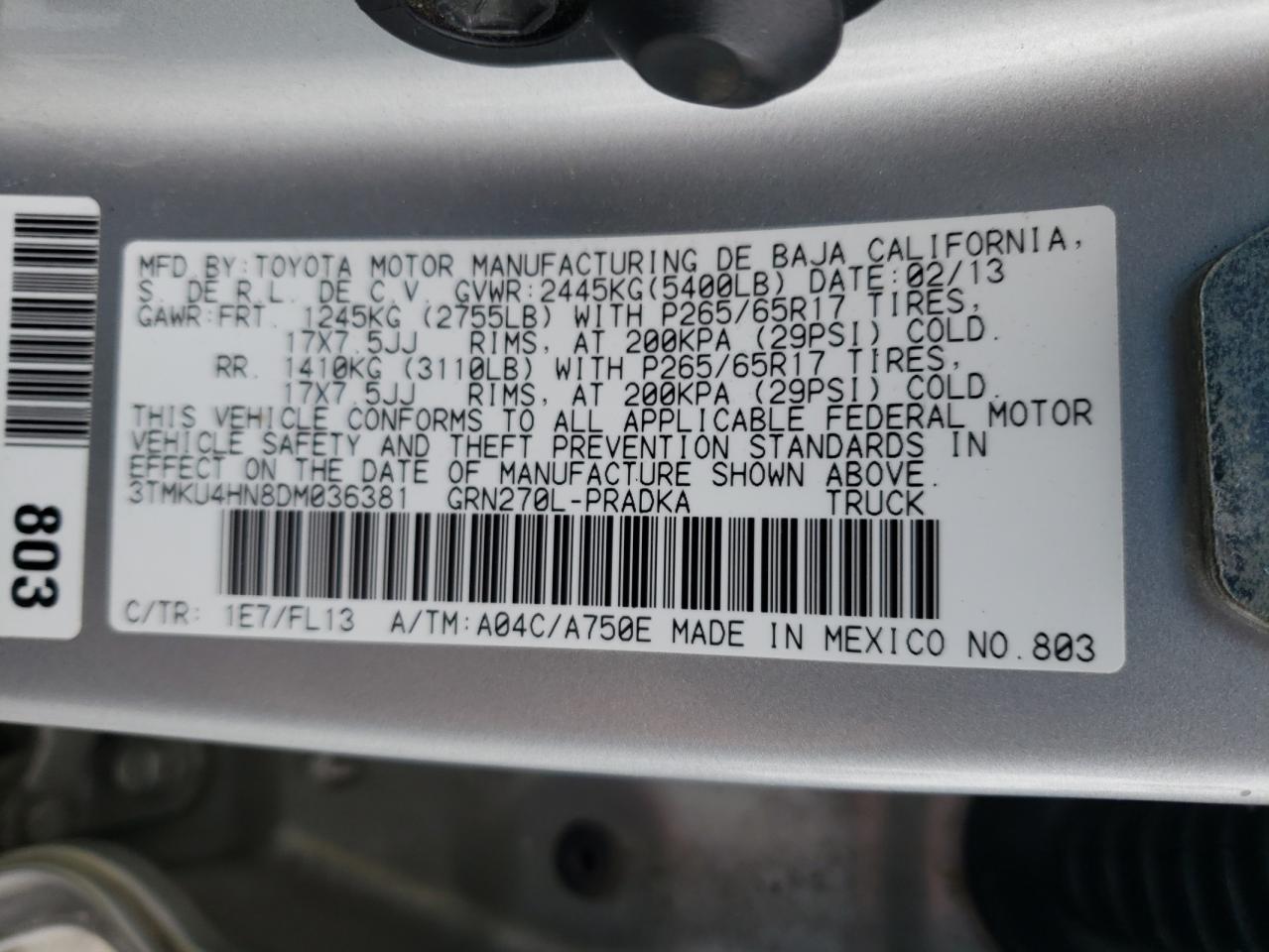 2013 Toyota Tacoma - Image 15
