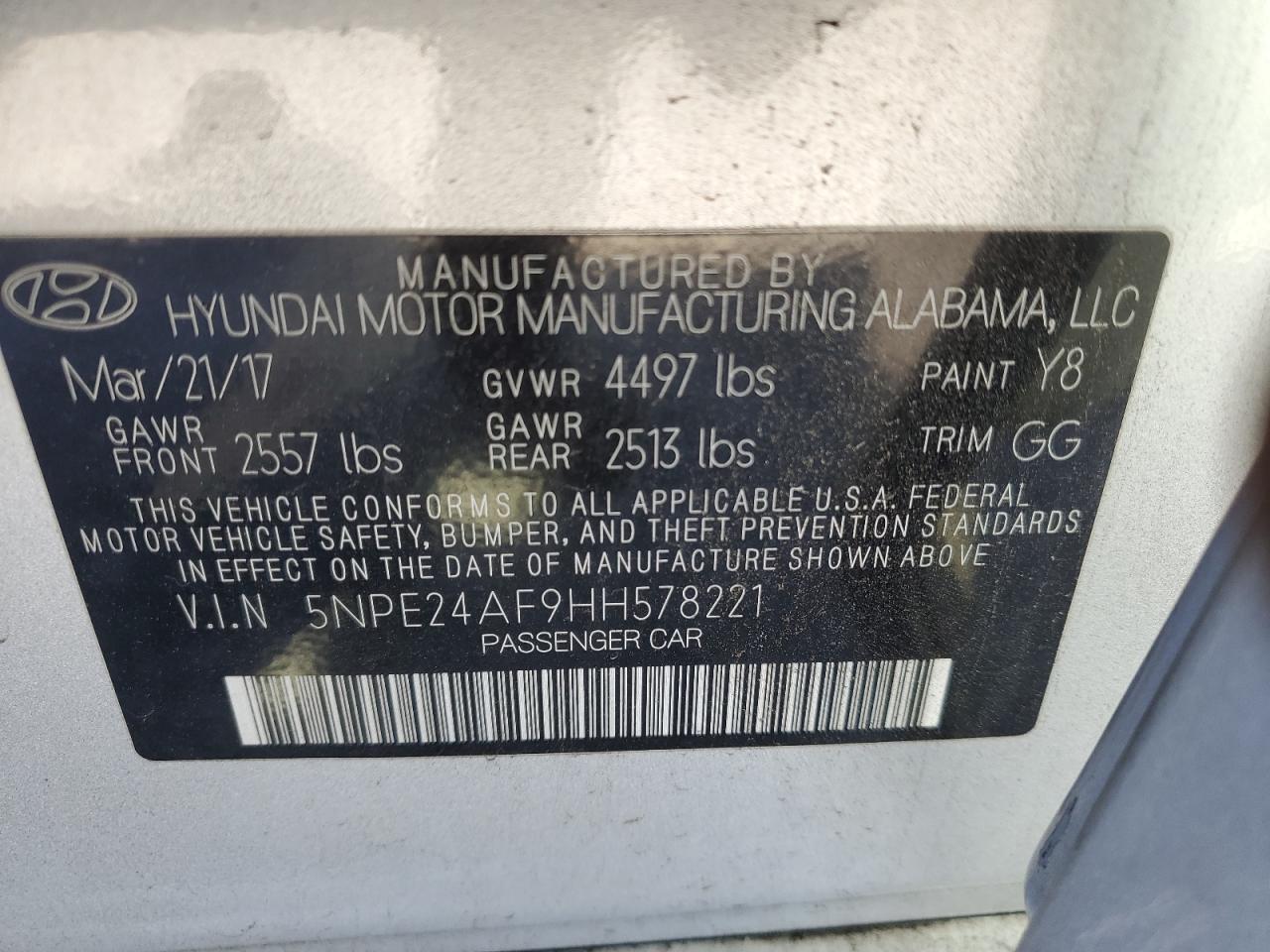 2017 Hyundai Sonata - Image 12