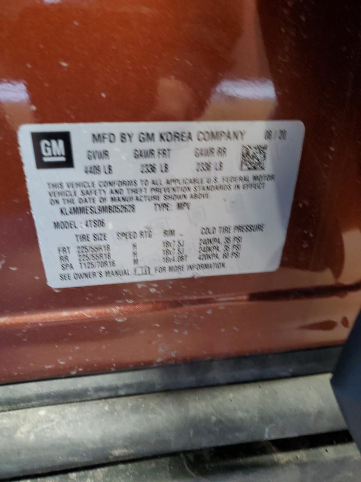 2021 Buick Encore Gx Select VIN: KL4MMESL9MB052628 Lot: 86545124