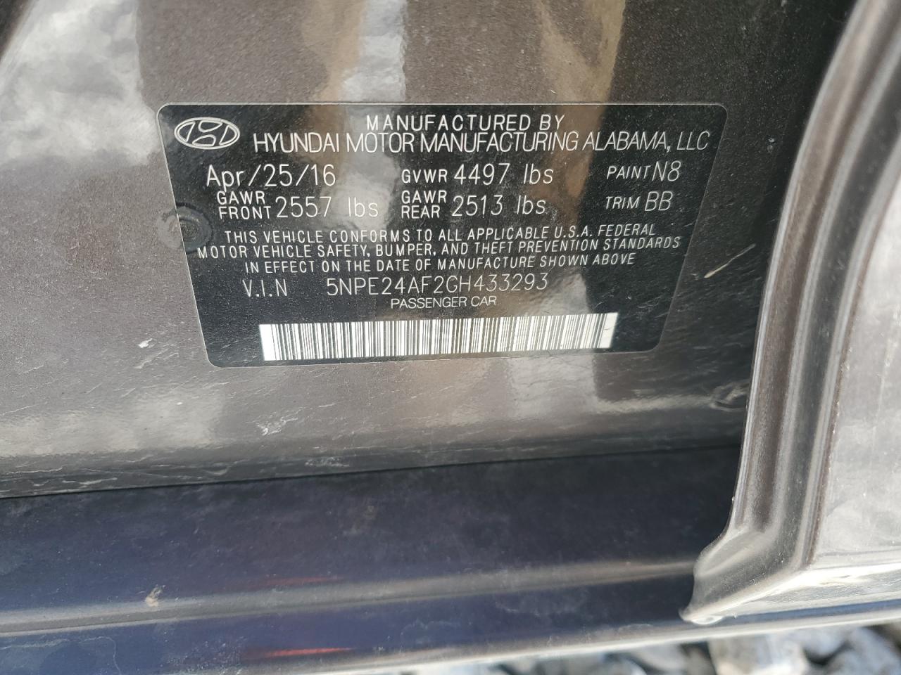 2016 Hyundai Sonata - Image 12