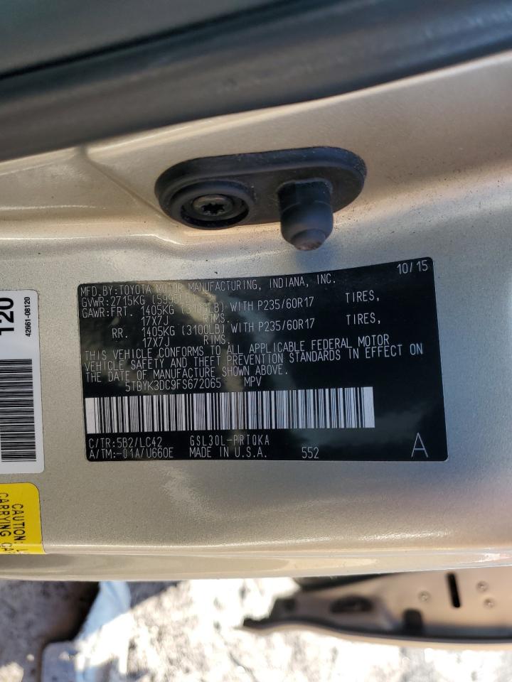 2015 Toyota Sienna - Image 15