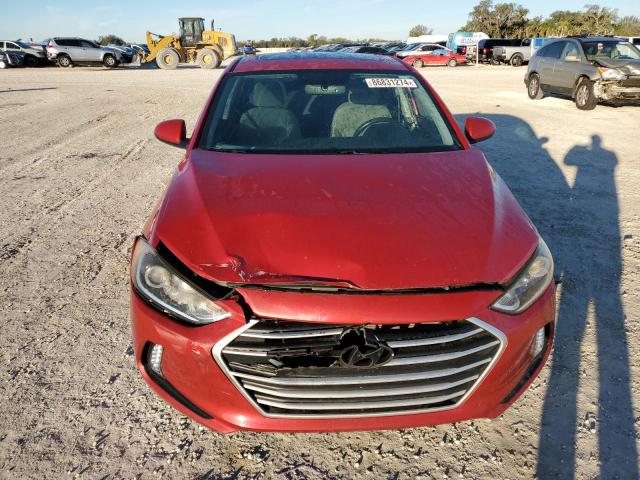  HYUNDAI ELANTRA 2018 Red