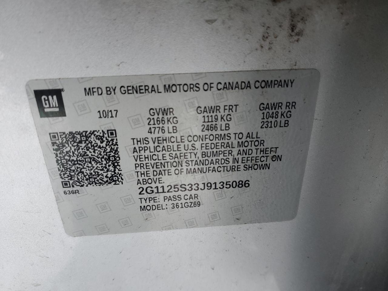 2018 Chevrolet Impala - Image 12