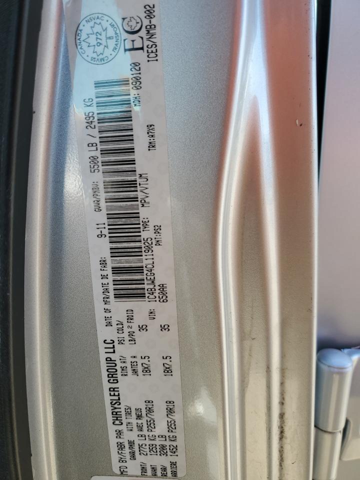 2012 Jeep Wrangler Unlimited Sahara VIN: 1C4BJWEG4CL119025 Lot: 89439515