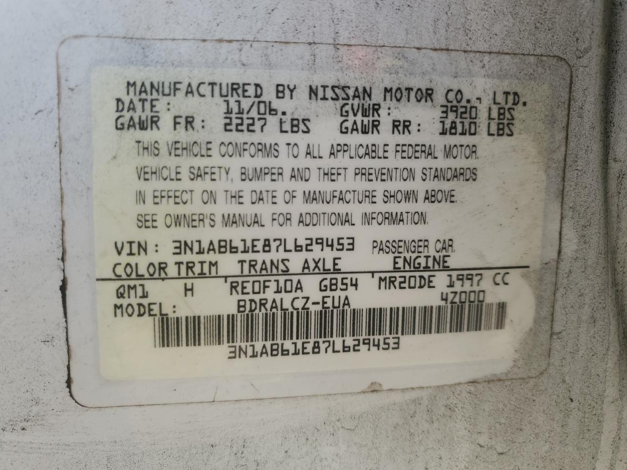 2007 Nissan Sentra - Image 14