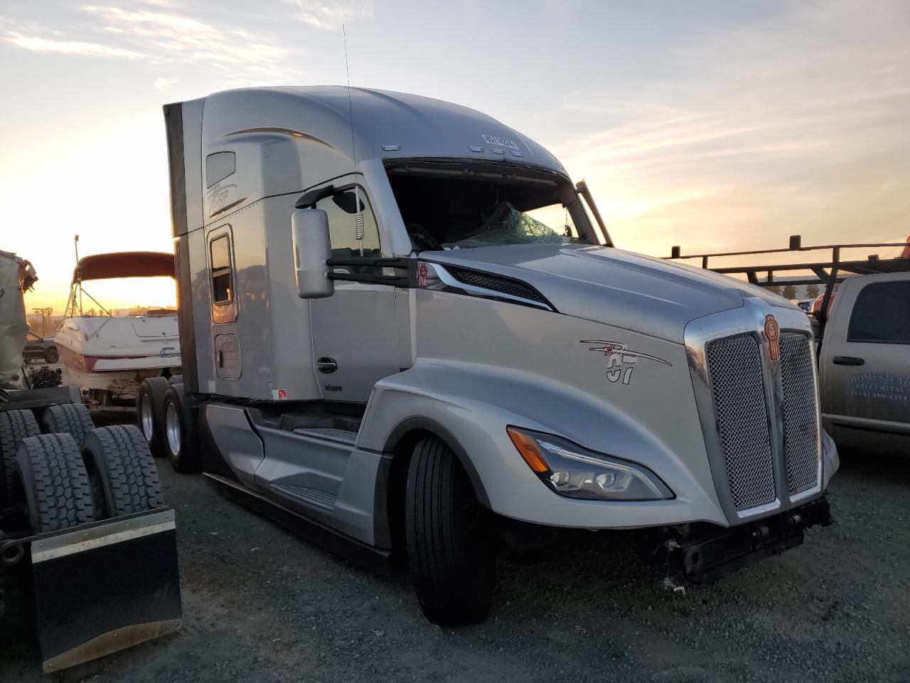 2023 Kenworth Construction T680 იყიდება San Diego-ში, CA - Rollover