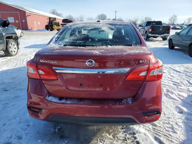 Sedans NISSAN SENTRA 2016 Czerwony
