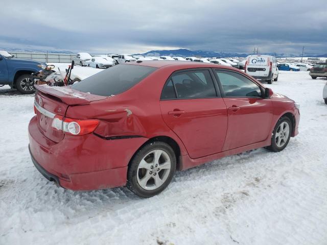  TOYOTA COROLLA 2012 Червоний