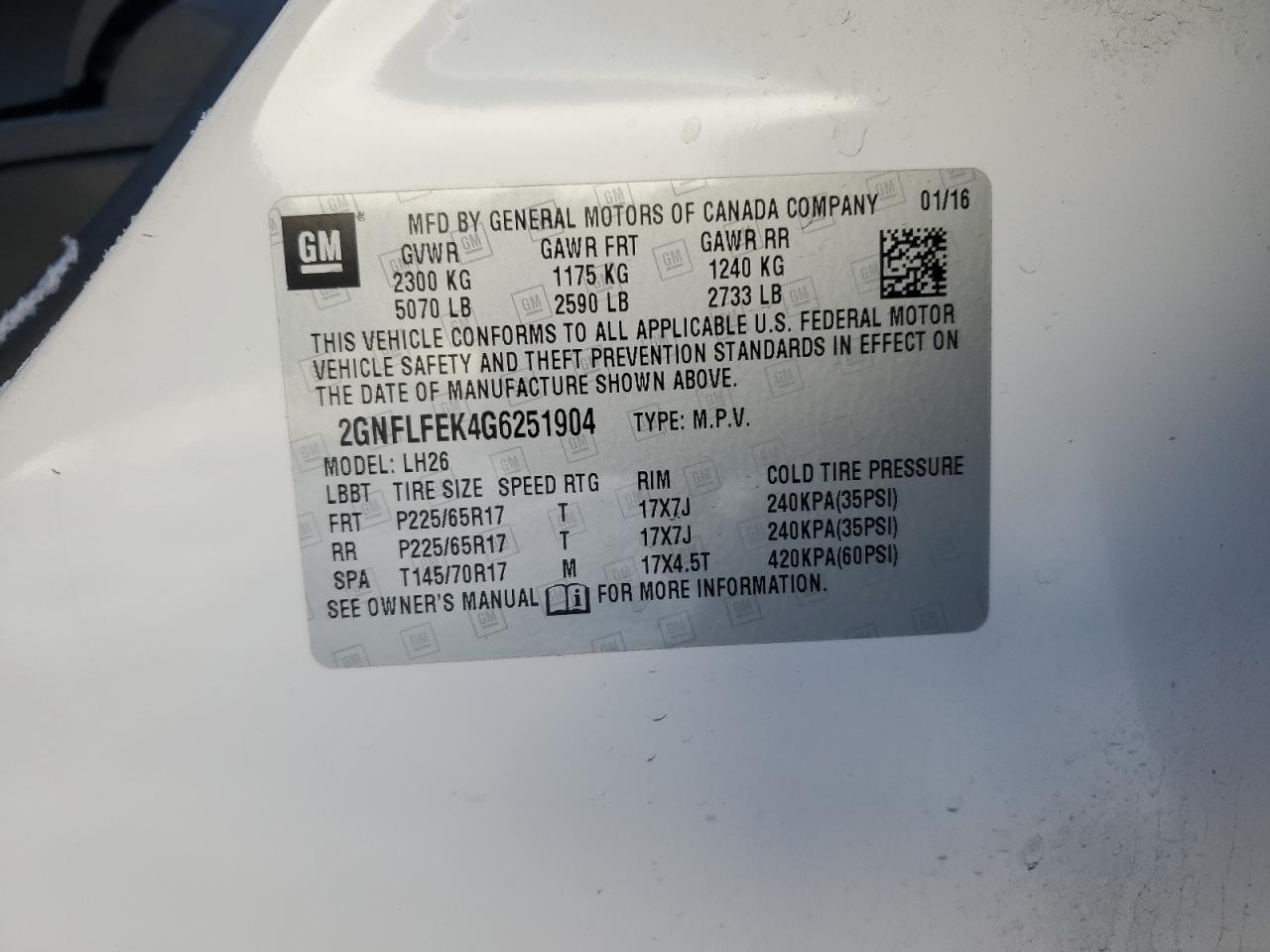 2016 Chevrolet Equinox - Image 14