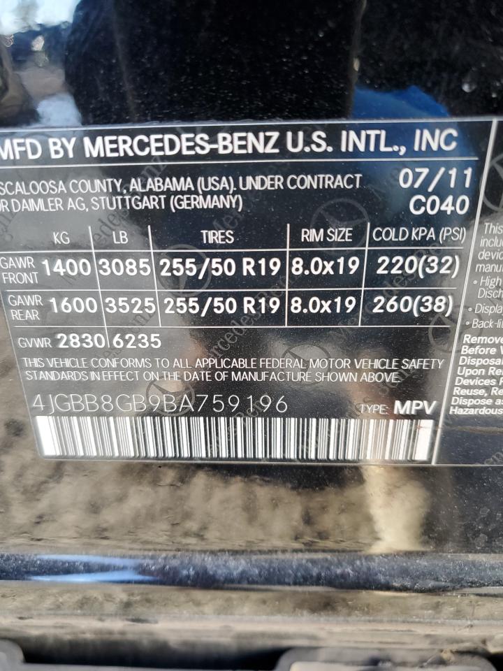 2011 Mercedes-Benz M-klasse - Image 13