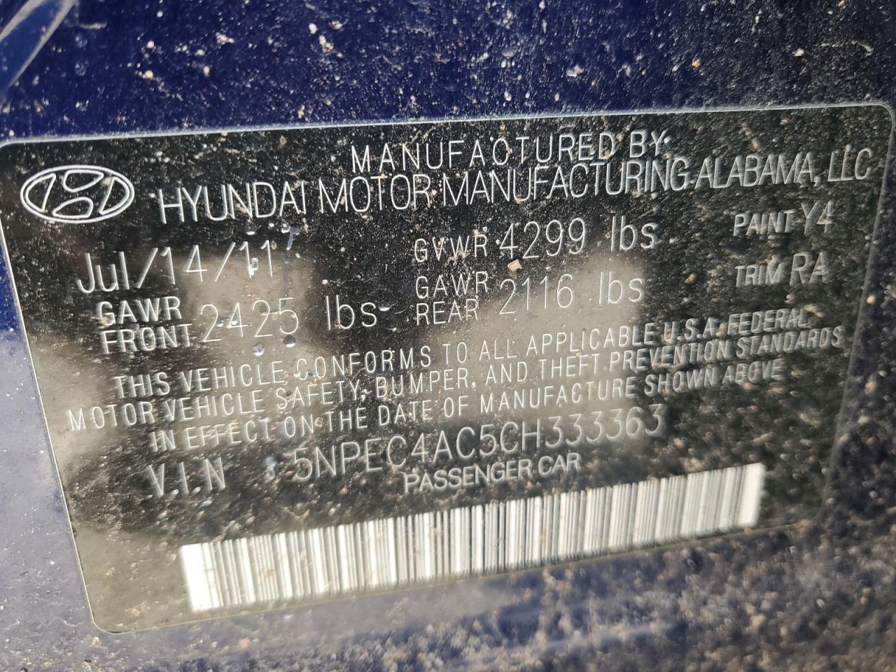 2012 Hyundai Sonata - Image 12