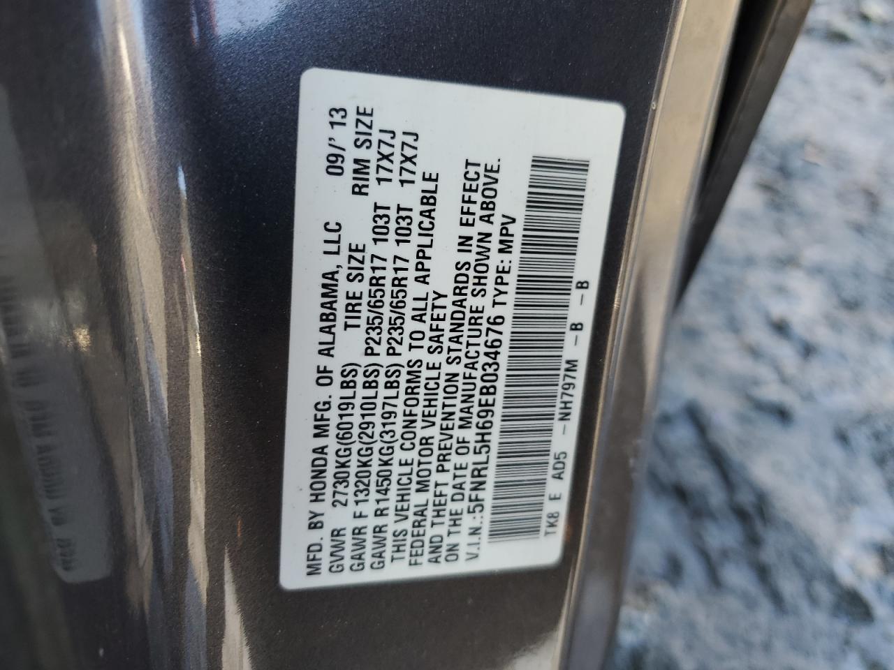 2014 Honda Odyssey - Image 13