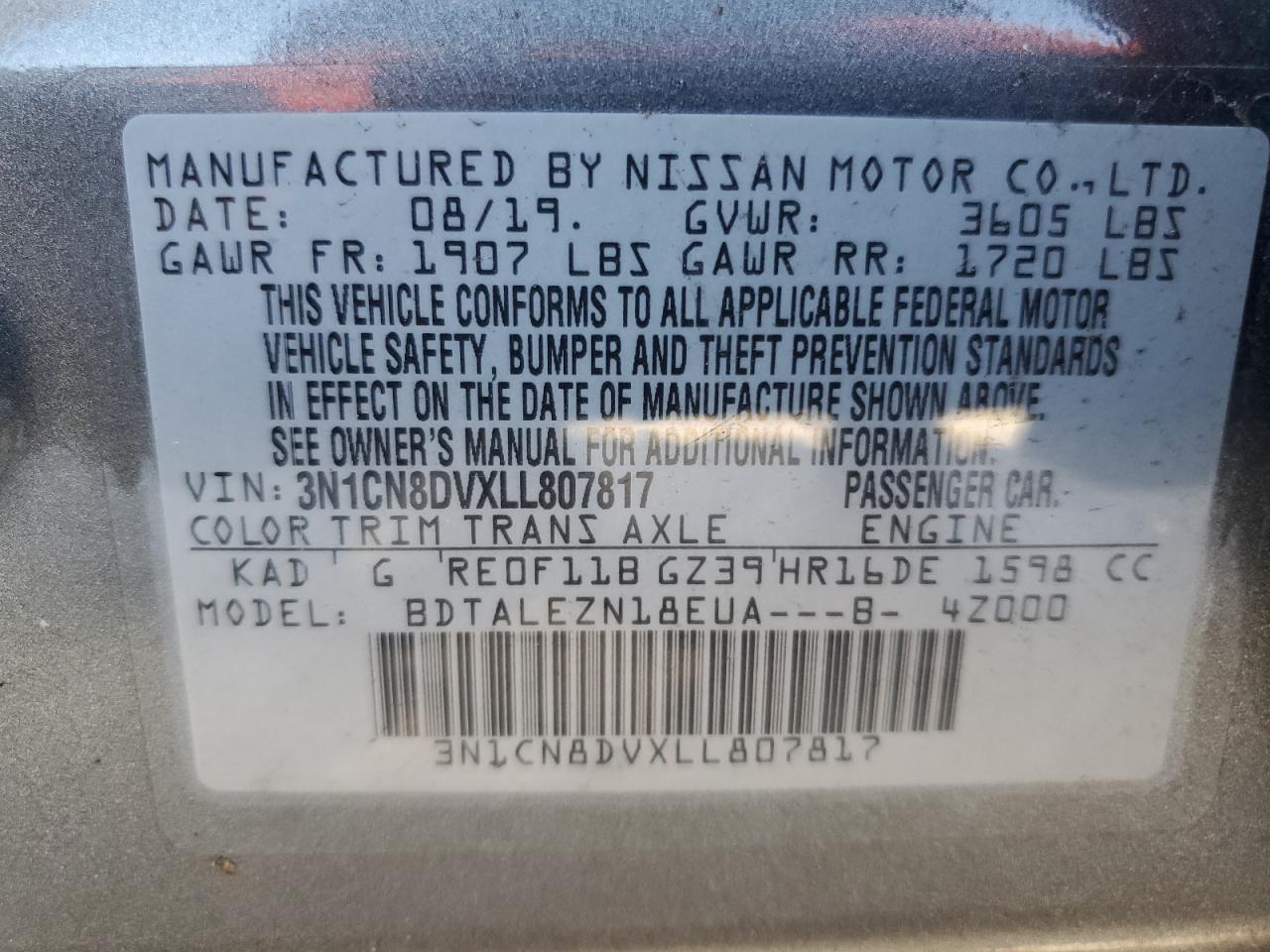 2020 Nissan Versa - Image 12