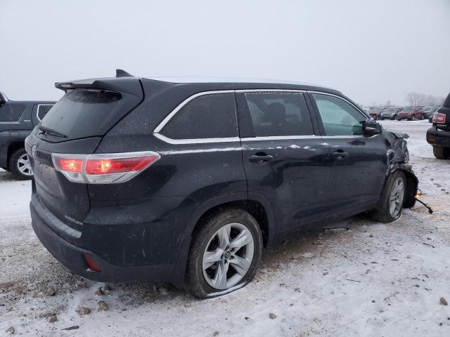  TOYOTA HIGHLANDER 2016 Чорний