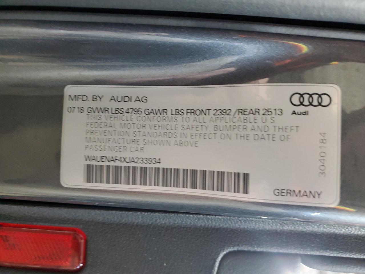 2018 Audi A4 - Image 13