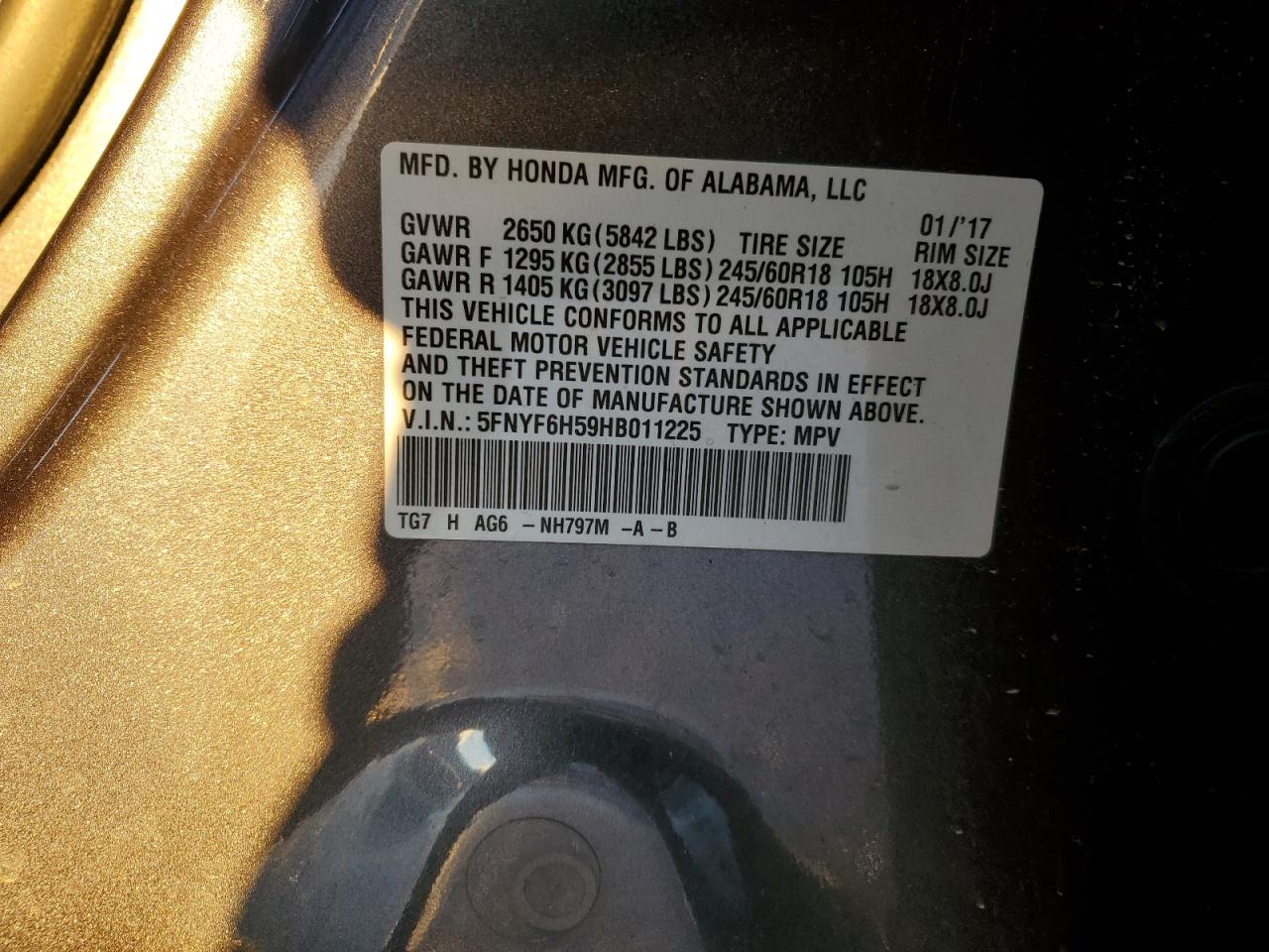 2017 Honda Pilot - Image 14