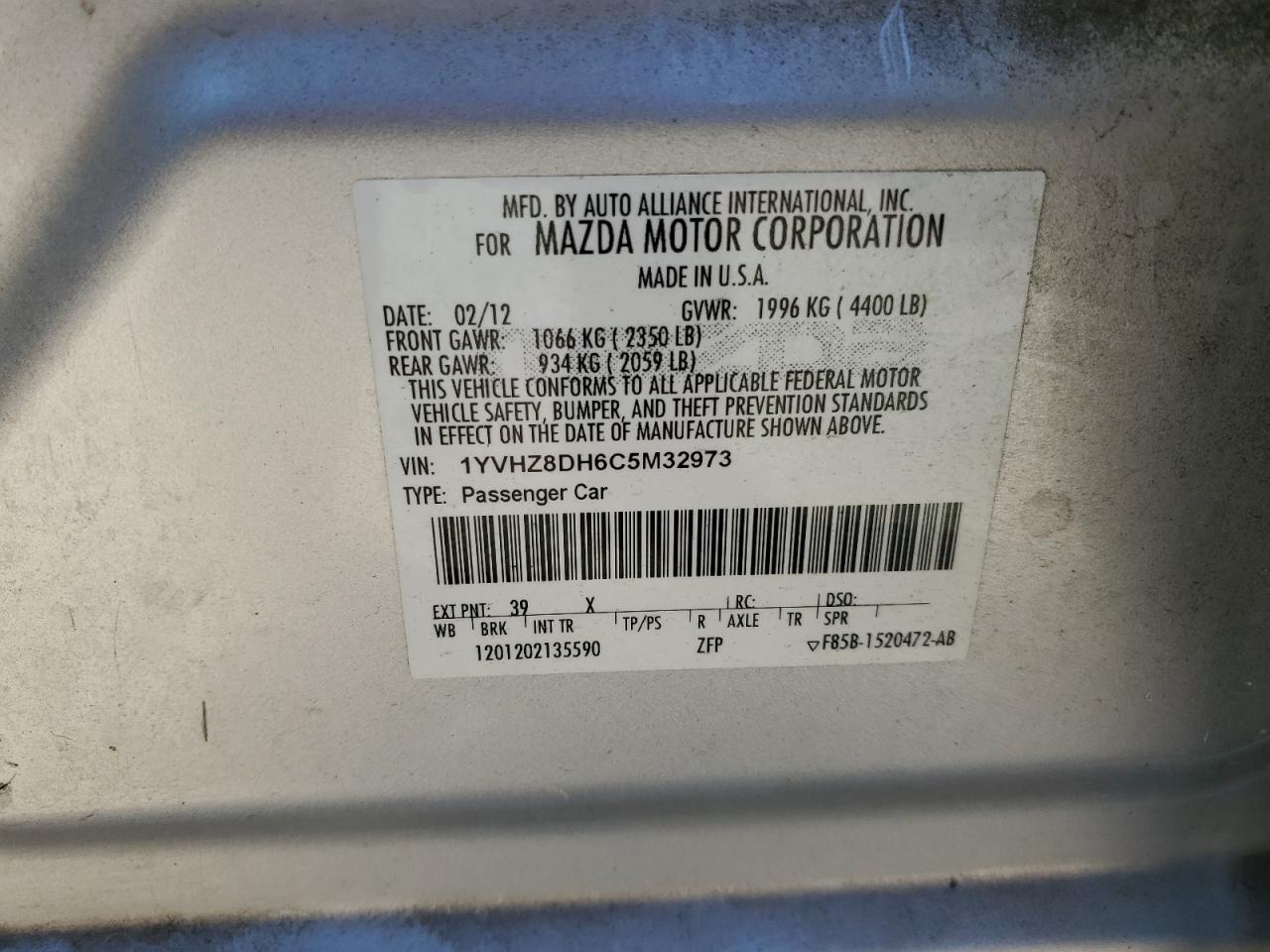 2012 Mazda 6 - Image 14