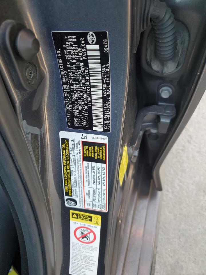 2012 Toyota Camry - Image 13